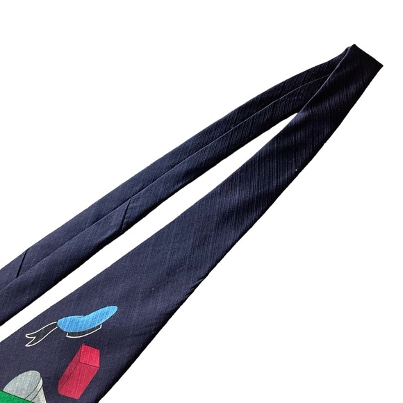 Mickey Unlimited All Silk College Graduate Men's Tie - Picture 2 of 9